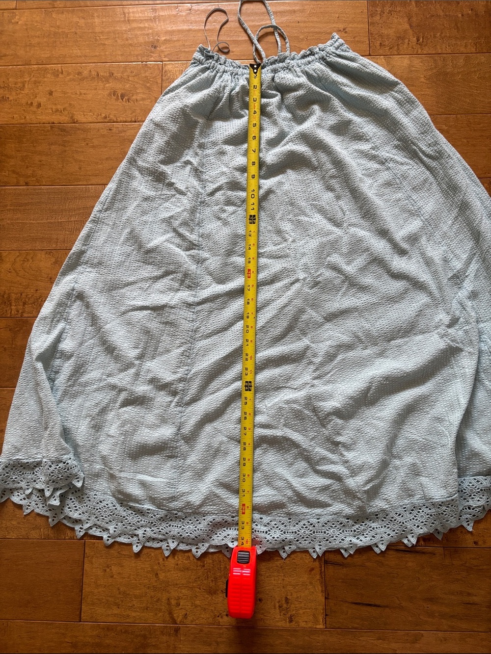 Free People Dew Shine Eyelet Embroidered SET – Light Blue XS NWT - Picture 4 of 4